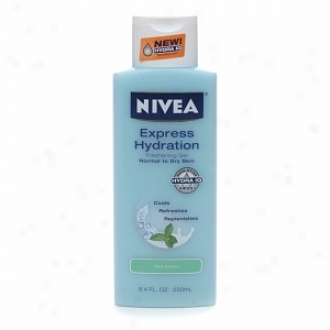 Nivea Express Hydrztion Freshening Gel, Normal To Dry Skin, Mint Extract