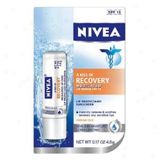 Nivea Lip Care A Kiss Of Recovery Medicated Lip Repair Spf 15