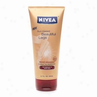 Nivea Sun-kissed Handsome Legs Gradual Tan Moisturizer, For Medium To Dark Skin
