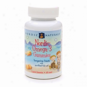 Nordic Naturals Nordic Omega-3 Gummies Tangerine Treats, Tangerine Treats