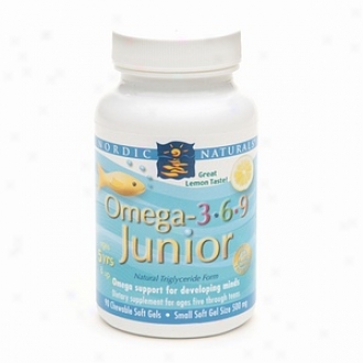 Nordic Naturals Omega - 3.6.9 Junior Chewable Dietary Supplement Soft Gels