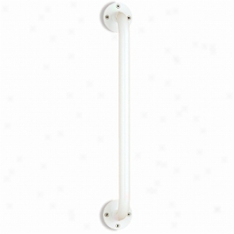 Nova Wall Grab Bar With Ivory Powder Coating, 18 Inch