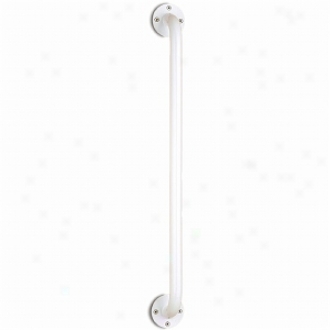 Nova Wall Grab Bar With Ivory Powder Coating, 24 Inch