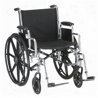 Nova Wheelchair Detachable D/a & S/a Footrests, 16 Inch
