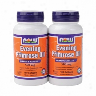 Very lately Foods Evening Primrose Oil, 500mg,  Softgels Twinpack