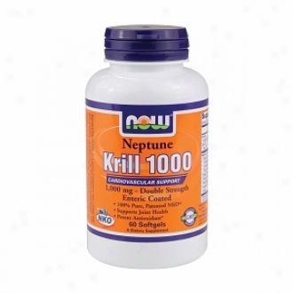 Now Foods Neptune Krill Oil, 1,000mg Enteric Coated, Softgels