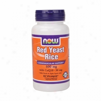 Now Foods Red Yeast Rice & Coq10, 600mg/30mg, Vegetarian Capsules