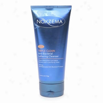 Noxzema Triple Clean Anti-bacterial Lathering Cleanser