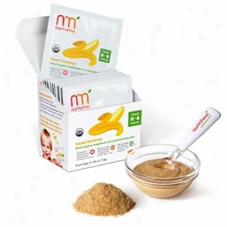 Nurturme Dried Organic  Baby Food In Pouches,  4+ Months, Sweet Bananas, Banana