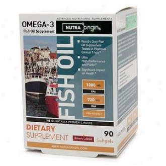 Nutraorigin Omega-3 High Potency Fish Oil, Enteric Softgels