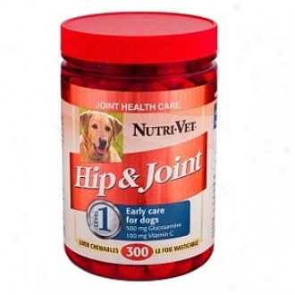 Nutri-vet Hip & Joint Formula Chewables With Glucosamine And Vitamin C