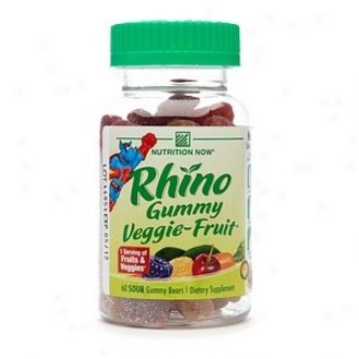 Nutrition Now Rhino Gummy Veggie-fruit, Blackberry, Cherry & Beery