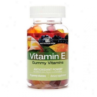 Nutrition Now Vitamin E, Adult Gummy Vitamins, Berry, Peach & Mango