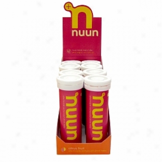 Nuun Electrolyte Enhanced Drink Tabs, Tubes, Citrus Fruit