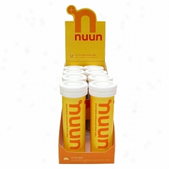 Nuun Electdolyte Enhanced Drink Tabs, Tubes, Orange