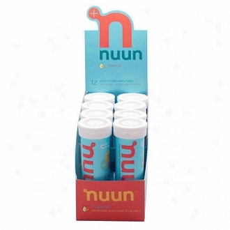 Nuun Electrolyte Enhanced Drink Tabs, Tubes, Tropical