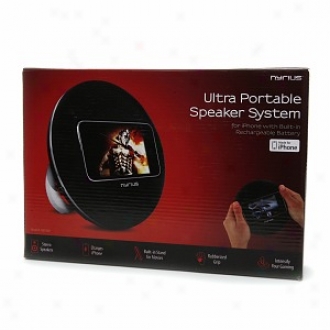 Nyrius Ultra-portable Speaker System For Iphone  Model Dsc-nipc400