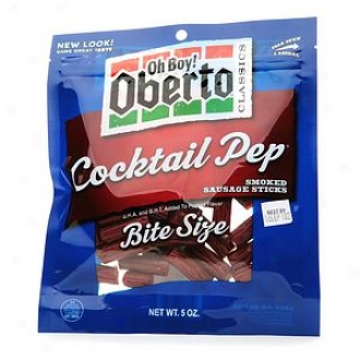 Oh Boy! Oberto Classics, Cocktail Pep, Bite Size Smoked Sausage Sticks