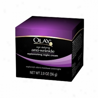 Olay Age Defying Anti-wrinkle Replenishing Darkness Cream, Oil-free