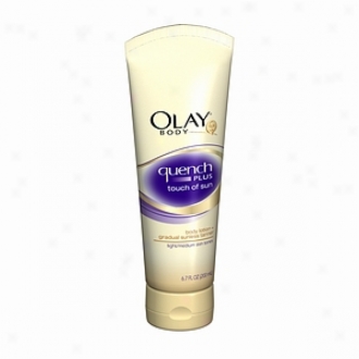 Olay Body Quench Plus Touch Of Sun Body Lotion, Light/medium Skin Tones