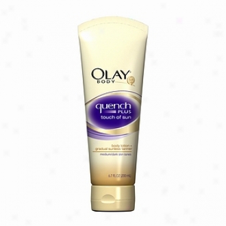 Olay Body Quench Plus Touch Of Sun Lotion, Medium/dark Skin Tones