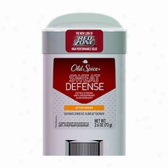 Old Spice Red Zone Sweat Defense Antiperspiran5 & Deodorant Solid, After Hours