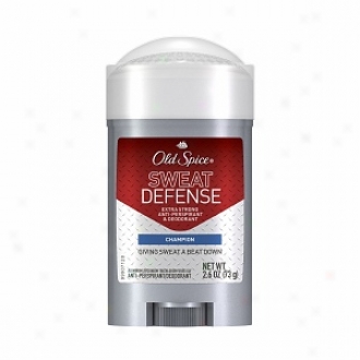 Old Spice Red Zone Sweat Defense Antiperspirant & Deodorant, Mild Solid, Champion