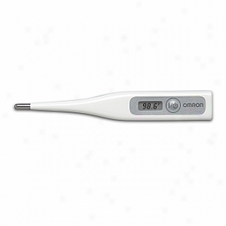 Omron 10 Second Digital Thermometer, Rigid Tip, Model Mc-341
