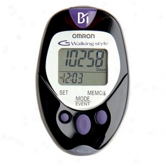 Omron Pocket Pedometer With Pc Download, Model Hj-720 Itc, Black