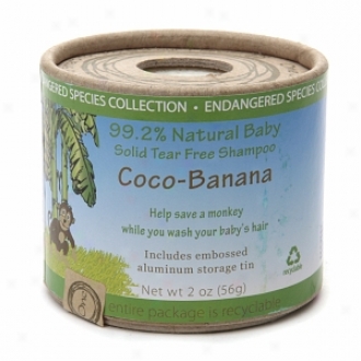 One Baby Endangered Species Collection: Solid Tear Free Shampoo, Cocobanana