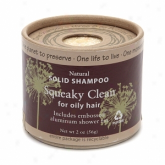 One Natural Solid Shampoo, Squeaky Clean For Oily Hair
