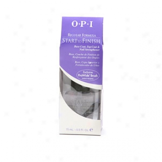 Opi Base Coat, Top Coat & Claw Strengthener, Regular Formula