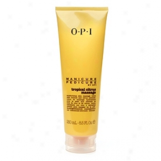 Opi Manicure Pedicure Moisturizing Skin Massage Lotion, Tropical Citrus