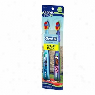 Oral-b Stages Disney Card Manual Toothbrush, Stage 3, Value Pack