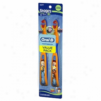 Oral-b Stages Disney Toy Story Toothbrush, Stages 3, Value Collection