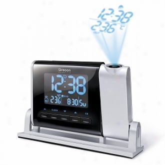 Oregon Scientific Rmr329pa Atomic Projection Clock In the opinion of Indoor/outdoor Temperature