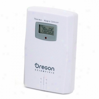 Oregon Scientific Thgn122nx Wireless Temperature & Moisture Sensor With Display