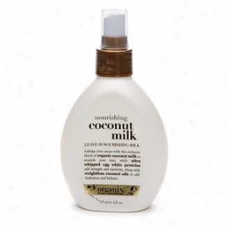 Organix Leave-in Nourisshing Milk, Nourishing Coconut Milk