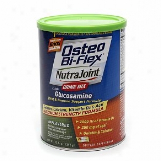 Osteo Bi-flex Knox Nutrajoint Drink Mix With Glucosamine, Vitamin D3 & Acai, Unflavored