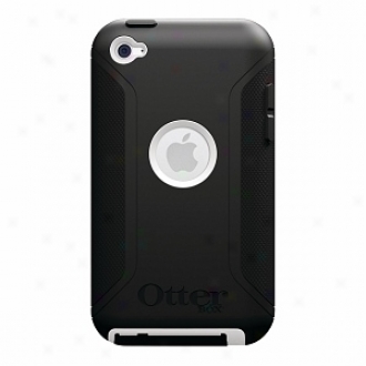 Otterbox Apl2-t4gxx-a2-e4otr Ipod Touch 4g Defender Case, White AndB lack