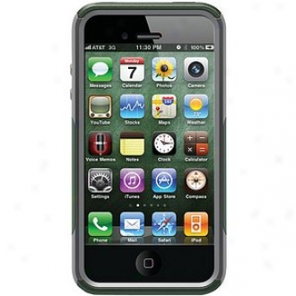 Otterbox Iphone 4s Commuter Series Case, Envy Green And Gunmetal Grey
