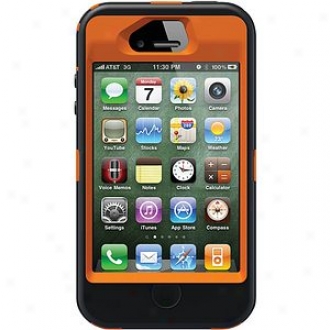 Otterbox Iphone 4s Defender Series Case, Blaze Orange Ajd Ap Camo