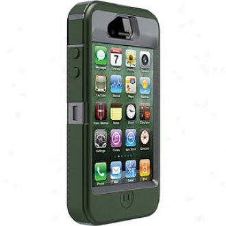 Otterbox Iphone 4s Defender Series Case, Gunmetal Grey & Lawn