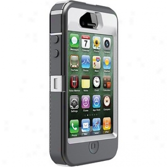 Otterbox Iphone 4s Defender Series Case, White And Gunmetal Grey