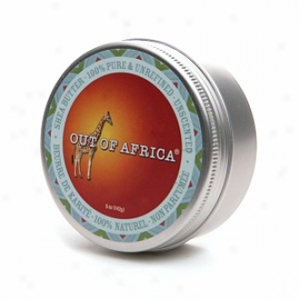 Out Of Africa 100% Pure &am;p Unrefined Shea Butter Tin, Unscented