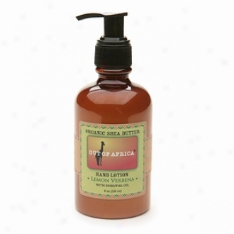 Out Of Africa Organic Shea Butter Hand Lotion, Lemon Verbena