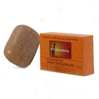 Out Of Africa Pure Shea Butter Exfoliating Bar Soap, Apricof