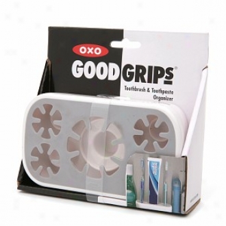 Oxo Good Grasp Medicine Cabinet Toothbrush & Toothpaste Organizer