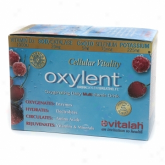 Oxylent Oxygenating Multivitamin Drink, Packets, Sparklibg Berries