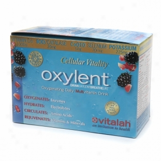 Oxylent Oxygentaing Multivitamin Drink, Packets, Sparkling Blackberry Pomegranate